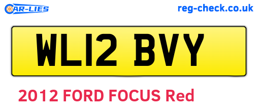 WL12BVY are the vehicle registration plates.