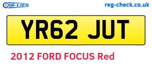 YR62JUT are the vehicle registration plates.