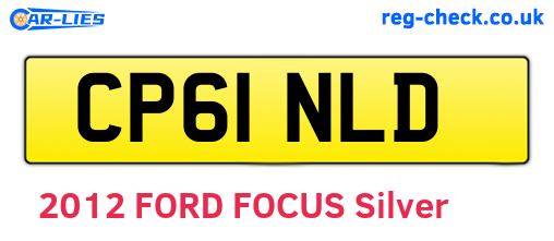 CP61NLD are the vehicle registration plates.