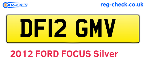 DF12GMV are the vehicle registration plates.