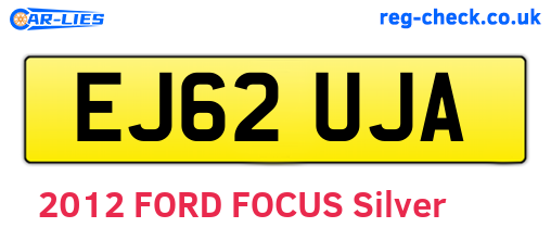 EJ62UJA are the vehicle registration plates.