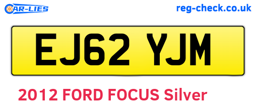 EJ62YJM are the vehicle registration plates.