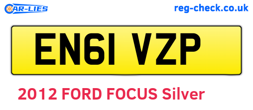 EN61VZP are the vehicle registration plates.