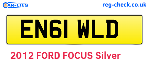 EN61WLD are the vehicle registration plates.