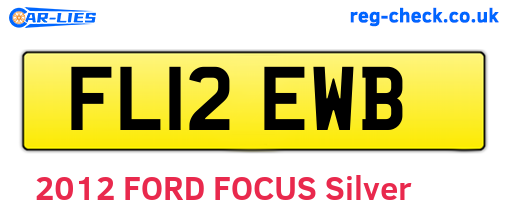 FL12EWB are the vehicle registration plates.