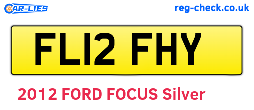 FL12FHY are the vehicle registration plates.