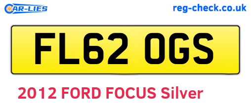 FL62OGS are the vehicle registration plates.
