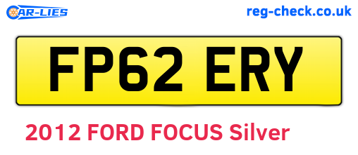 FP62ERY are the vehicle registration plates.