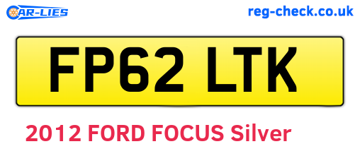 FP62LTK are the vehicle registration plates.