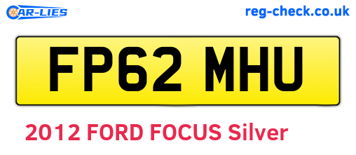 FP62MHU are the vehicle registration plates.
