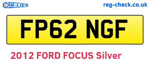 FP62NGF are the vehicle registration plates.