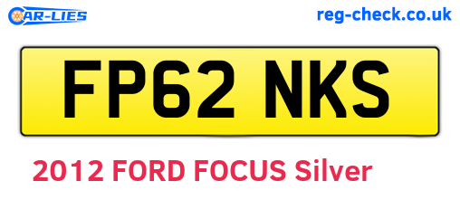 FP62NKS are the vehicle registration plates.