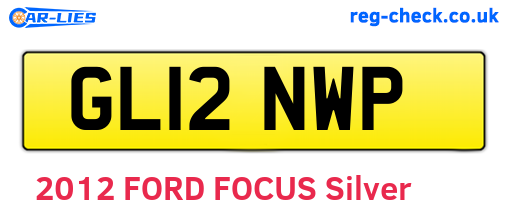GL12NWP are the vehicle registration plates.