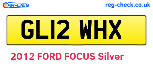 GL12WHX are the vehicle registration plates.