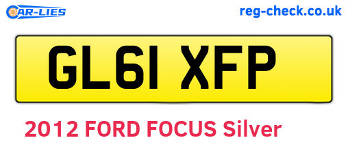 GL61XFP are the vehicle registration plates.