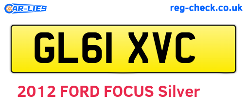 GL61XVC are the vehicle registration plates.