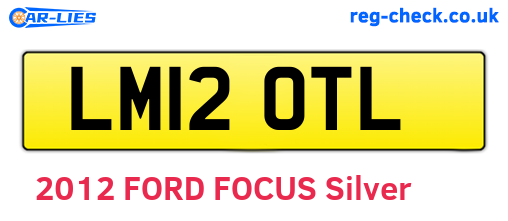 LM12OTL are the vehicle registration plates.