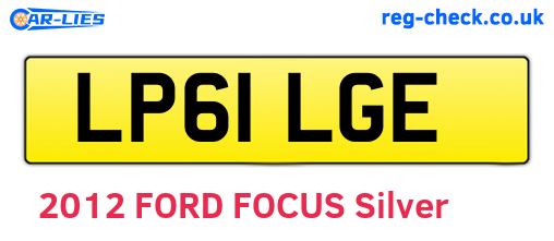 LP61LGE are the vehicle registration plates.