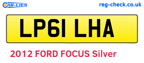 LP61LHA are the vehicle registration plates.