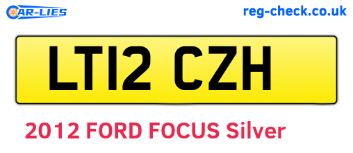 LT12CZH are the vehicle registration plates.