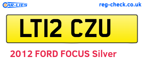 LT12CZU are the vehicle registration plates.