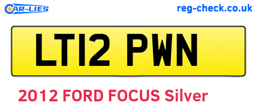 LT12PWN are the vehicle registration plates.