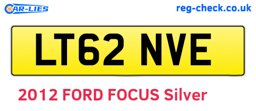 LT62NVE are the vehicle registration plates.
