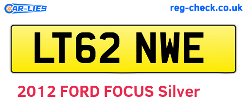 LT62NWE are the vehicle registration plates.
