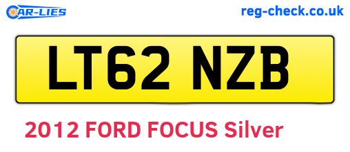 LT62NZB are the vehicle registration plates.