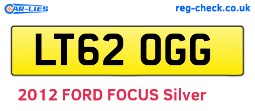LT62OGG are the vehicle registration plates.