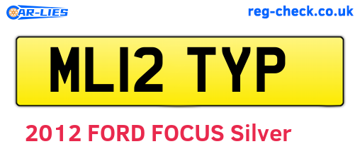 ML12TYP are the vehicle registration plates.
