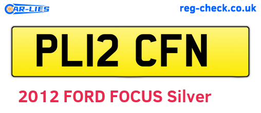 PL12CFN are the vehicle registration plates.