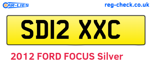 SD12XXC are the vehicle registration plates.