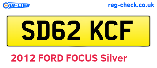 SD62KCF are the vehicle registration plates.