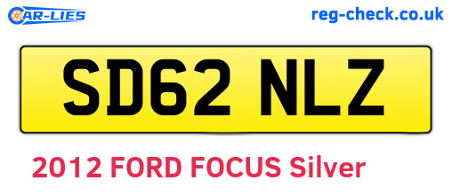 SD62NLZ are the vehicle registration plates.