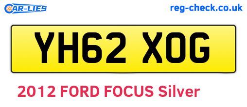 YH62XOG are the vehicle registration plates.