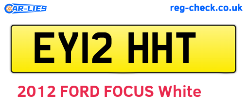 EY12HHT are the vehicle registration plates.