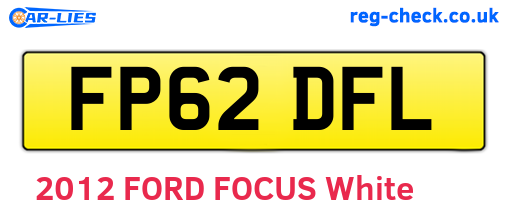 FP62DFL are the vehicle registration plates.
