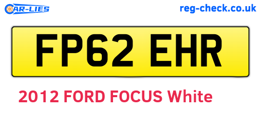 FP62EHR are the vehicle registration plates.