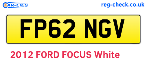 FP62NGV are the vehicle registration plates.