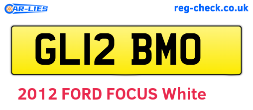 GL12BMO are the vehicle registration plates.