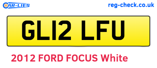 GL12LFU are the vehicle registration plates.