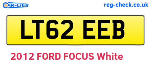 LT62EEB are the vehicle registration plates.