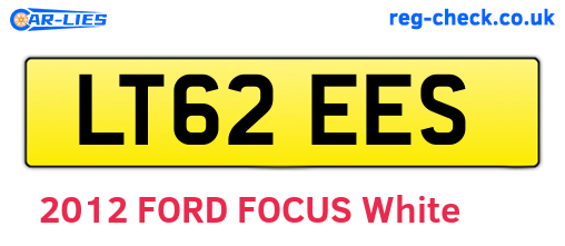 LT62EES are the vehicle registration plates.