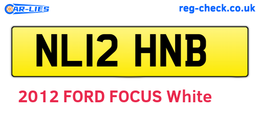 NL12HNB are the vehicle registration plates.
