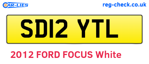 SD12YTL are the vehicle registration plates.