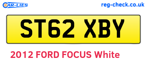 ST62XBY are the vehicle registration plates.