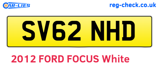 SV62NHD are the vehicle registration plates.