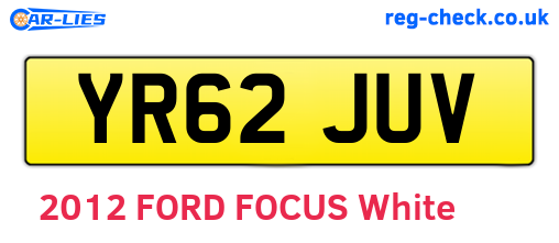 YR62JUV are the vehicle registration plates.