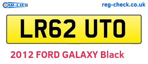 LR62UTO are the vehicle registration plates.